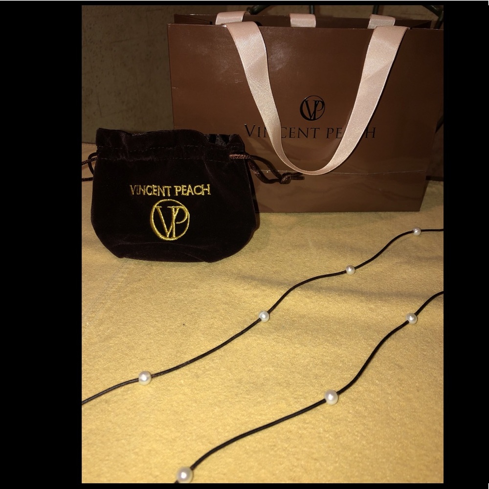 Vincent Peach - Pearl necklace/bracelet - New